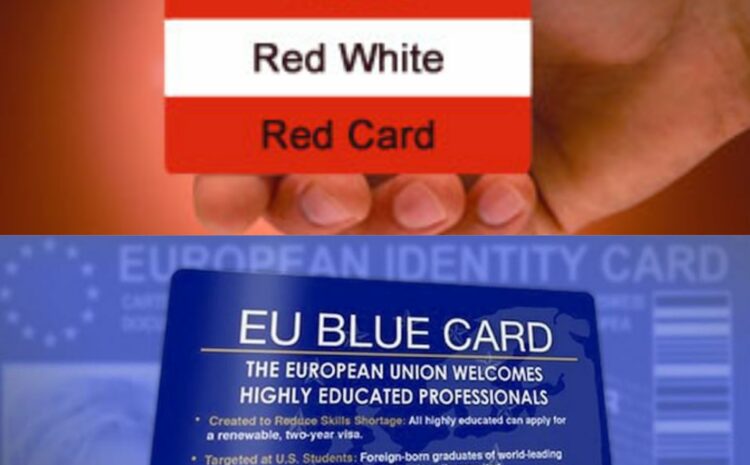  مقایسه کارت قرمز سفید قرمز با بلو کارت اتریش